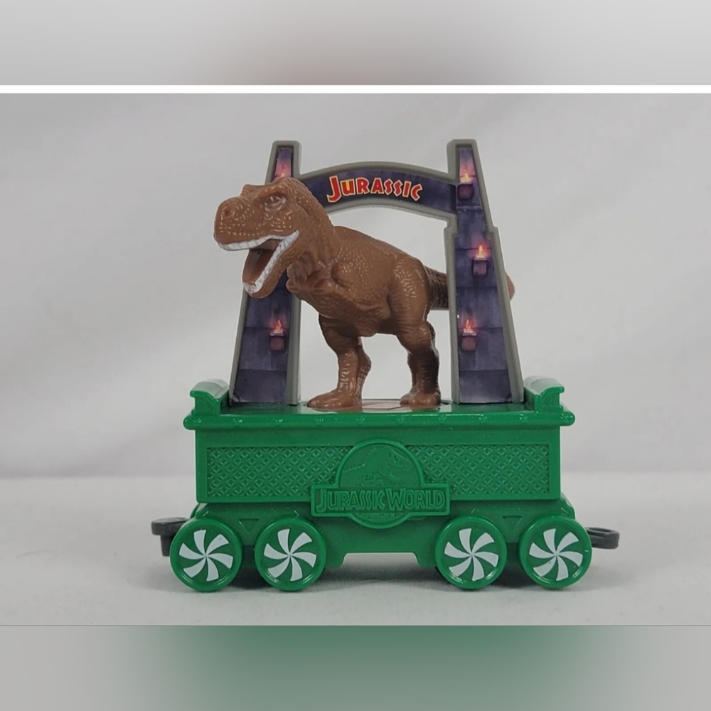 Jurassic World T-Rex Train 2017 McDonalds Happy Meal Toy Plastic Holiday Express